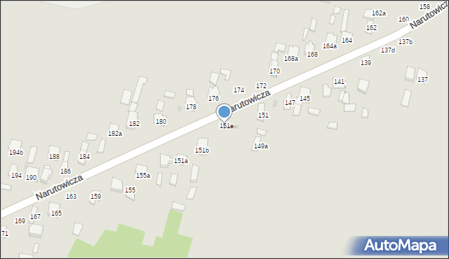 Szydłowiec, Narutowicza Gabriela, 151f, mapa Szydłowiec