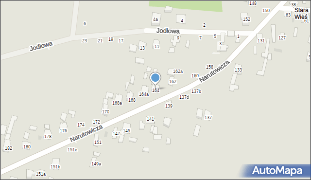 Szydłowiec, Narutowicza Gabriela, 164, mapa Szydłowiec