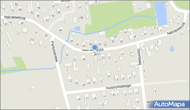 Szydłowiec, Narutowicza Gabriela, 25, mapa Szydłowiec