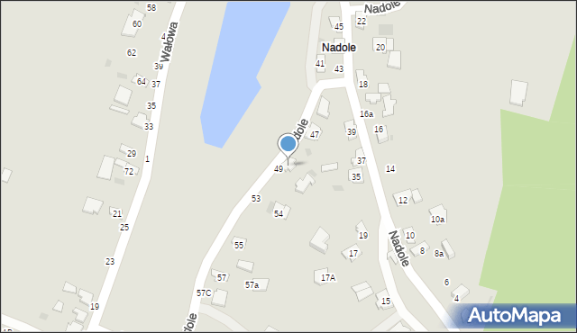 Tarnobrzeg, Nadole, 56, mapa Tarnobrzegu