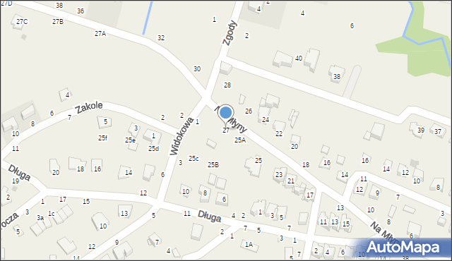 Tarnowiec, Na Młyny, 27, mapa Tarnowiec