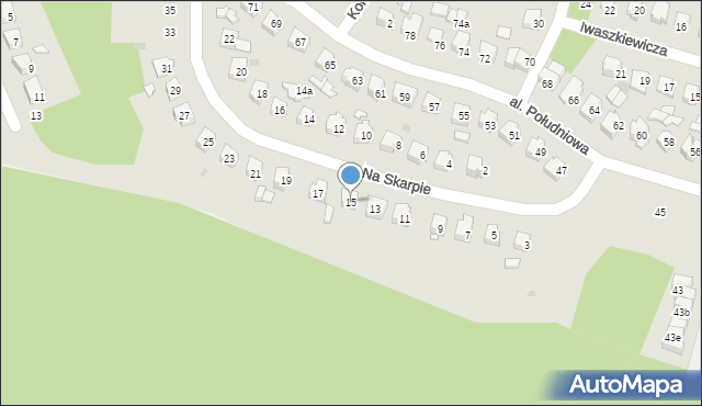 Tomaszów Lubelski, Na Skarpie, 15, mapa Tomaszów Lubelski