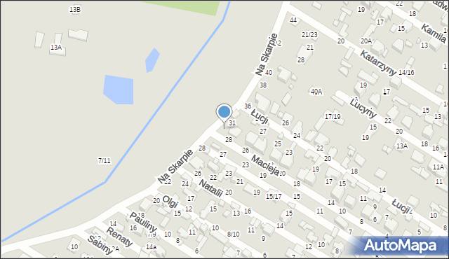 Tomaszów Mazowiecki, Na Skarpie, 34, mapa Tomaszów Mazowiecki