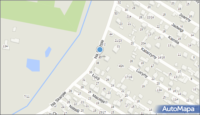 Tomaszów Mazowiecki, Na Skarpie, 40, mapa Tomaszów Mazowiecki