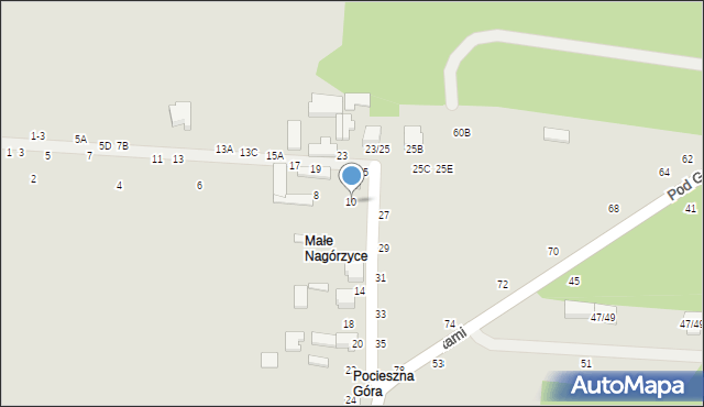 Tomaszów Mazowiecki, Nagórzycka, 10, mapa Tomaszów Mazowiecki