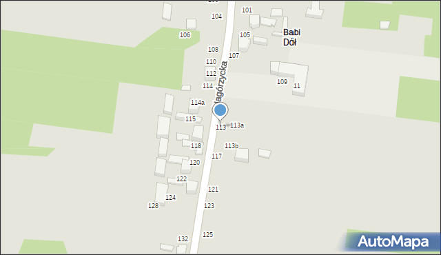 Tomaszów Mazowiecki, Nagórzycka, 113, mapa Tomaszów Mazowiecki