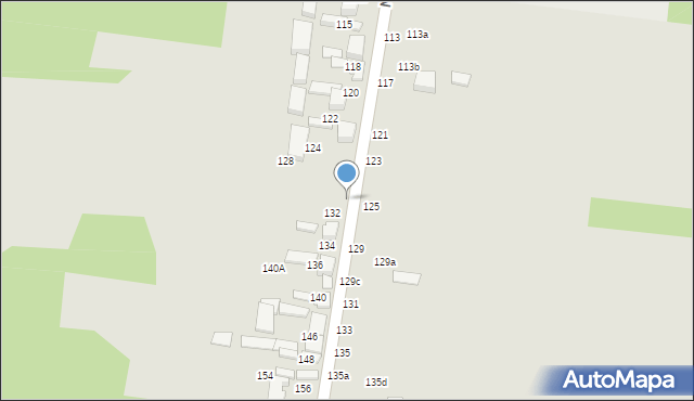 Tomaszów Mazowiecki, Nagórzycka, 128/130, mapa Tomaszów Mazowiecki