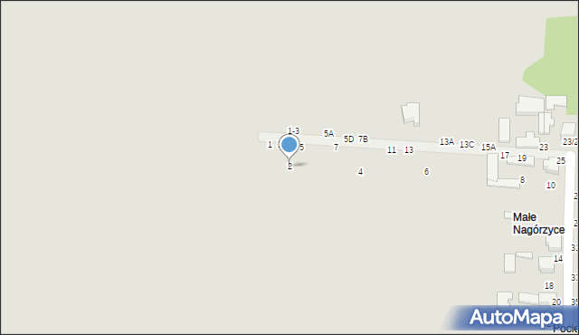 Tomaszów Mazowiecki, Nagórzycka, 2, mapa Tomaszów Mazowiecki