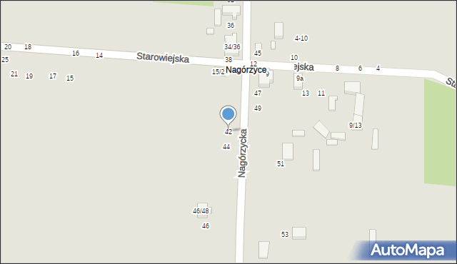Tomaszów Mazowiecki, Nagórzycka, 42, mapa Tomaszów Mazowiecki