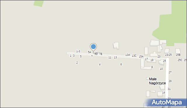 Tomaszów Mazowiecki, Nagórzycka, 5C, mapa Tomaszów Mazowiecki