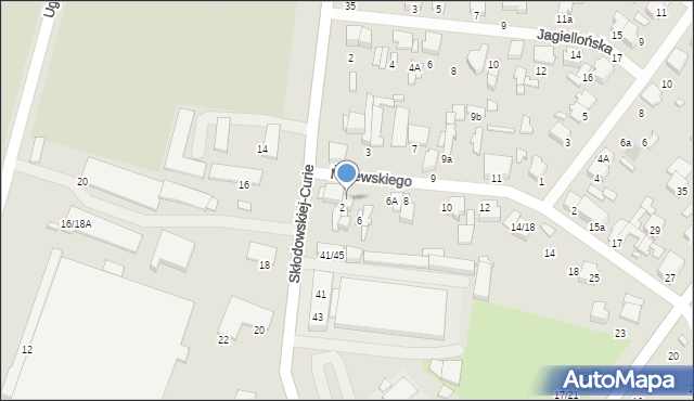 Tomaszów Mazowiecki, Narewskiego Stanisława, 4, mapa Tomaszów Mazowiecki