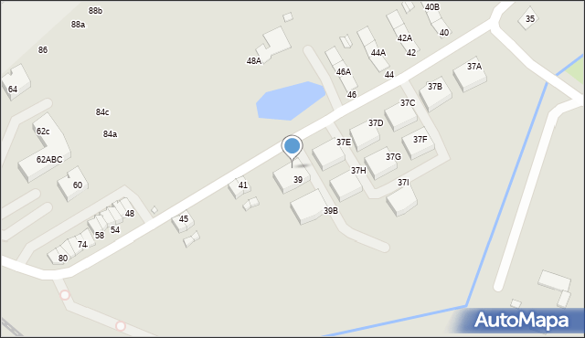 Wągrowiec, Nad Nielbą, 39A, mapa Wągrowiec