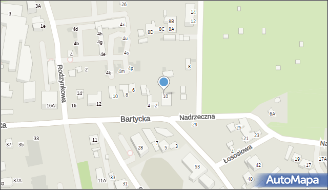 Warszawa, Nadrzeczna, 10A, mapa Warszawy