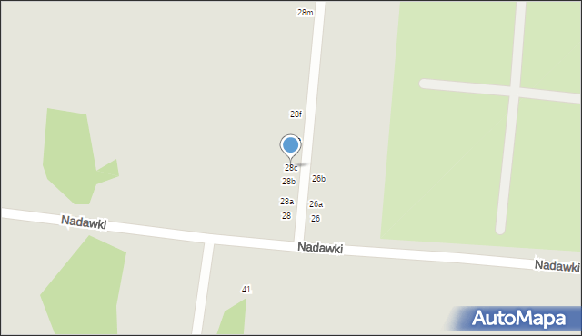 Wasilków, Nadawki, 28c, mapa Wasilków