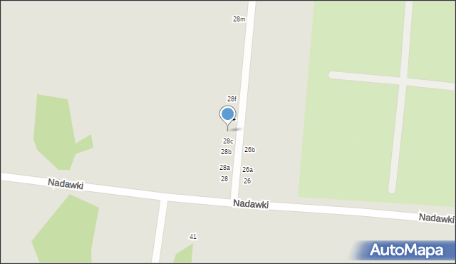 Wasilków, Nadawki, 28d, mapa Wasilków