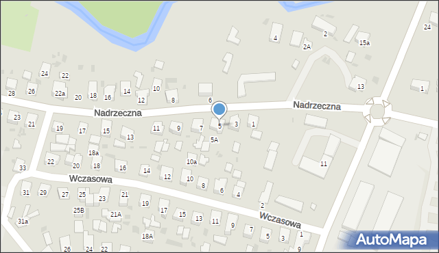 Wejherowo, Nadrzeczna, 5, mapa Wejherowo