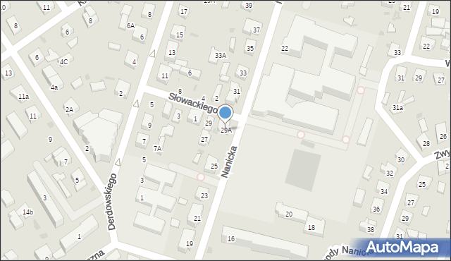 Wejherowo, Nanicka, 29A, mapa Wejherowo