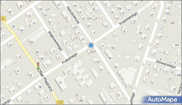 Wejherowo, Narutowicza Gabriela, 13, mapa Wejherowo