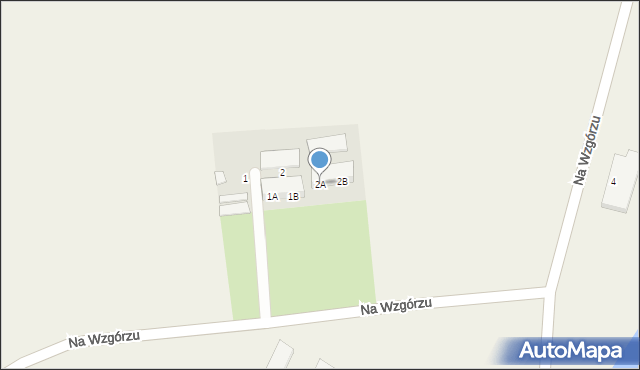 Wilczyna, Na Wzgórzu, 2A, mapa Wilczyna