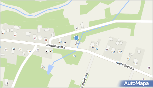 Winnica, Nadwiślańska, 27, mapa Winnica