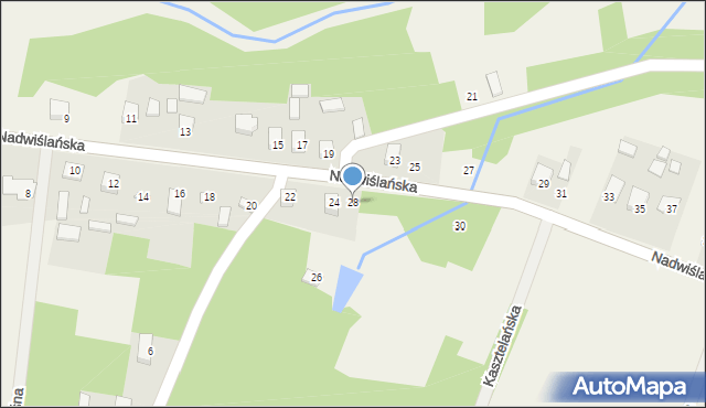 Winnica, Nadwiślańska, 28, mapa Winnica