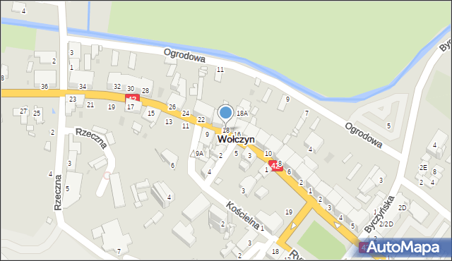 Wołczyn, Namysłowska, 18, mapa Wołczyn
