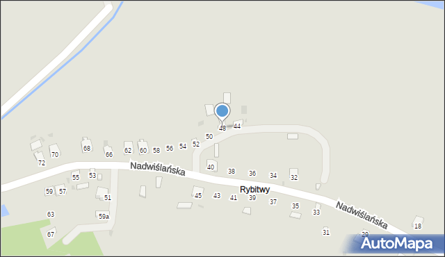 Zawichost, Nadwiślańska, 48, mapa Zawichost
