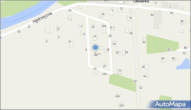 Zawiszyn, Nadrzeczna, 4G, mapa Zawiszyn