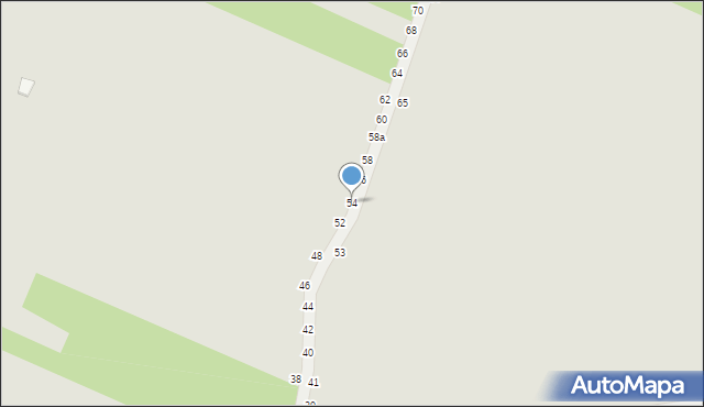 Zgierz, Nadrzeczna, 54, mapa Zgierz