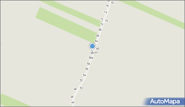 Zgierz, Nadrzeczna, 60, mapa Zgierz