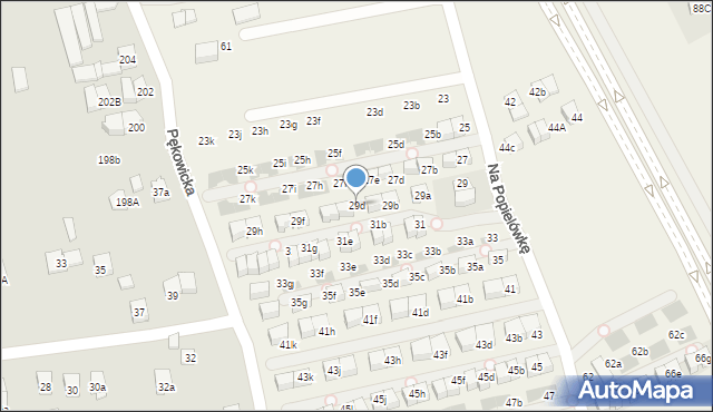 Zielonki, Na Popielówkę, 29d, mapa Zielonki