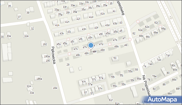 Zielonki, Na Popielówkę, 49g, mapa Zielonki