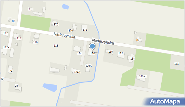 Żółwin, Nadarzyńska, 126, mapa Żółwin