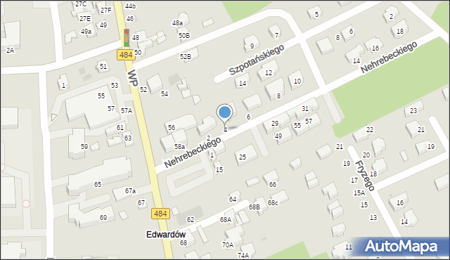 Bełchatów, Nehrebeckiego Lucjana, 4, mapa Bełchatów