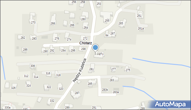 Kościelisko, Nędzy-Kubińca, 271A, mapa Kościelisko