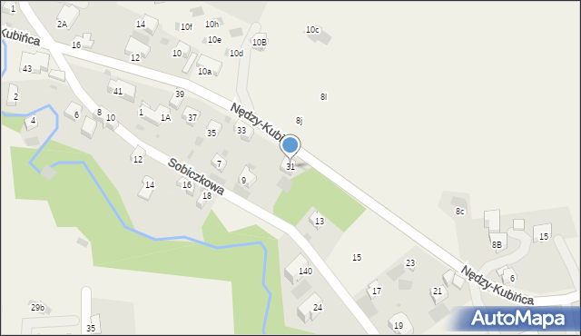 Kościelisko, Nędzy-Kubińca, 31, mapa Kościelisko