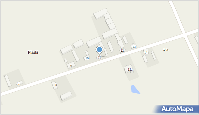 Nędzerzew, Nędzerzew, 11, mapa Nędzerzew