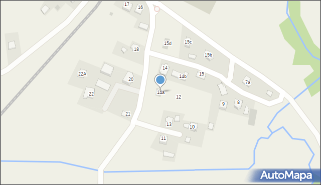 Nehrybka, Nehrybka, 14a, mapa Nehrybka