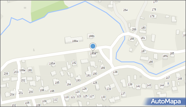 Nehrybka, Nehrybka, 190a, mapa Nehrybka