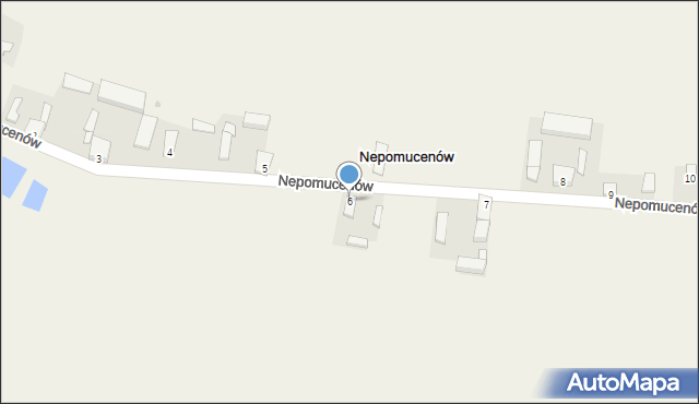 Nepomucenów, Nepomucenów, 6, mapa Nepomucenów