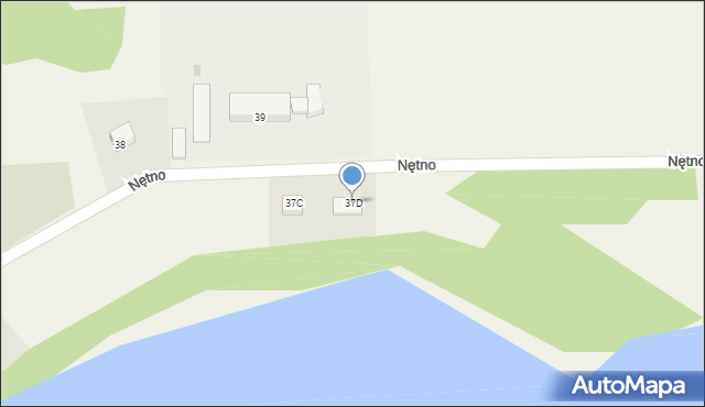 Nętno, Nętno, 37D, mapa Nętno