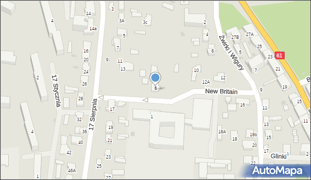 Pułtusk, New Britain, 13, mapa Pułtusk
