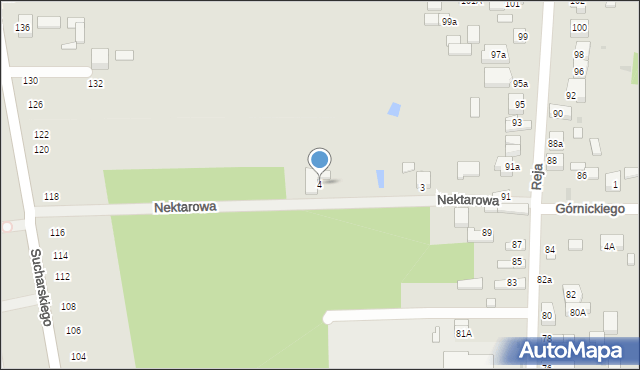 Radomsko, Nektarowa, 4, mapa Radomsko