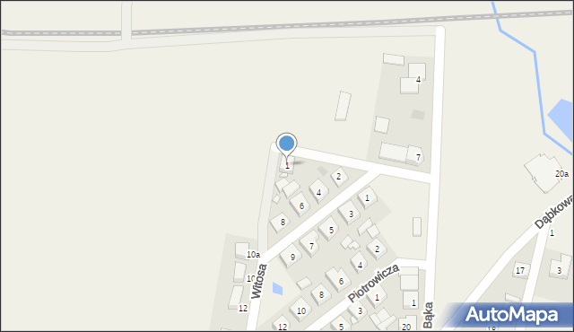 Skalmierzyce, Nepomucena Chrzana Jana, 1, mapa Skalmierzyce