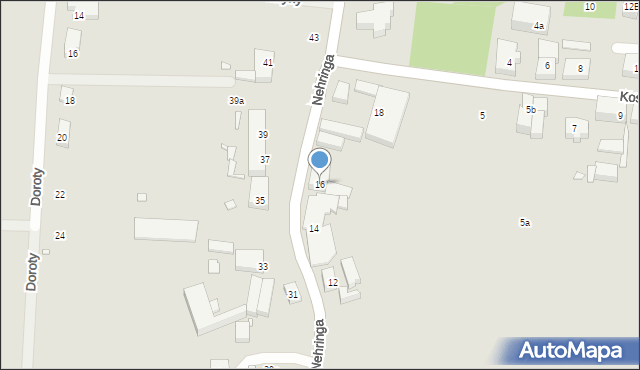 Szczecin, Nehringa Władysława, 16, mapa Szczecina