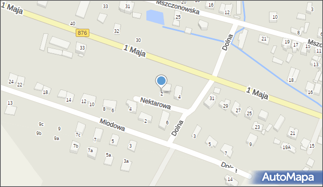 Tarczyn, Nektarowa, 2, mapa Tarczyn