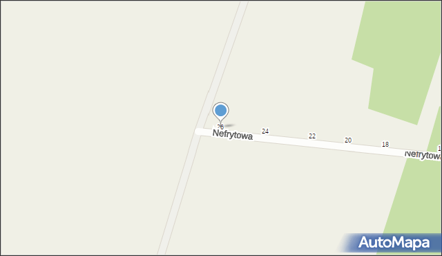 Trzciany, Nefrytowa, 26, mapa Trzciany