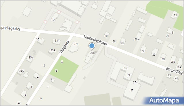 Baranowo, Niepodległości, 27a, mapa Baranowo