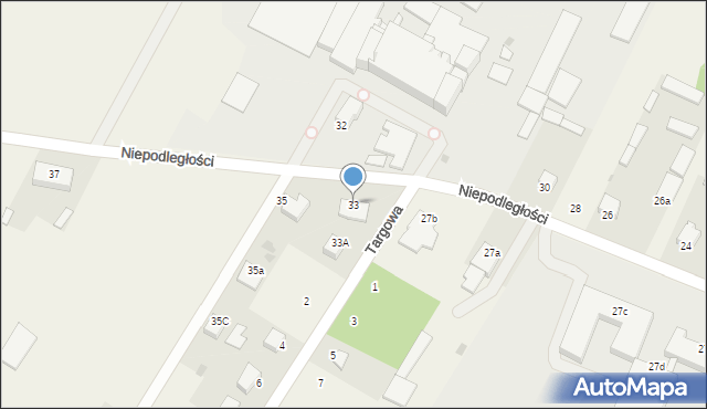 Baranowo, Niepodległości, 33, mapa Baranowo