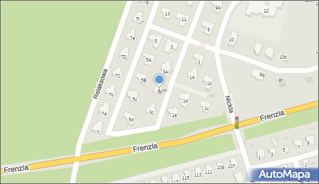 Bytom, Nickla Józefa, 3b, mapa Bytomia